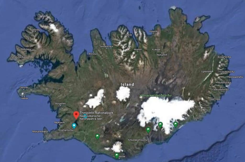 thingvellir gmaps