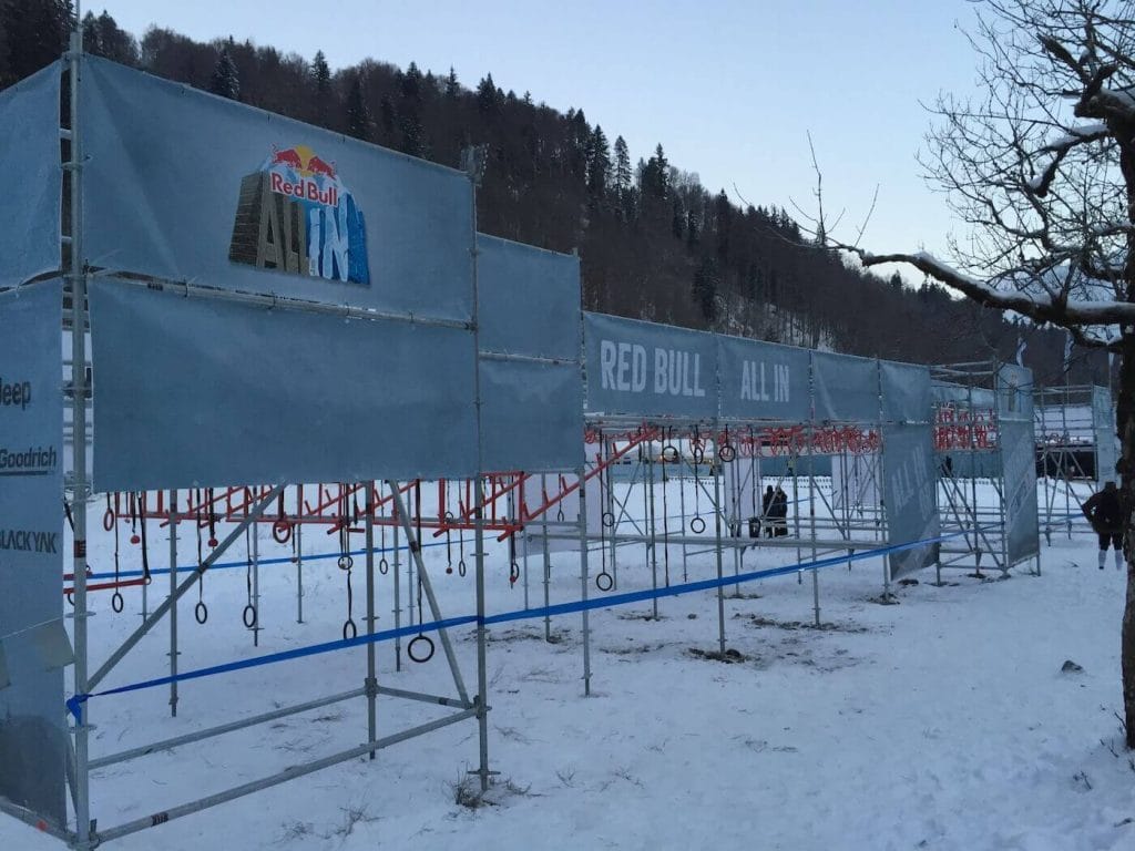 All or nothing Hindernis - Red Bull All In