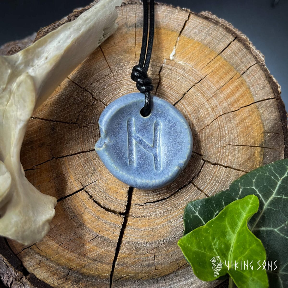 Runenkette - Hagalz Blau