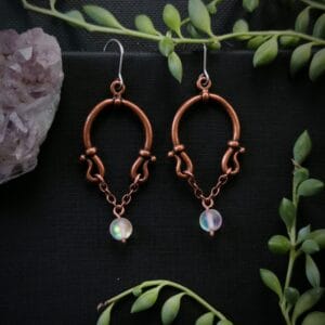 Simple Aurora Borealis Ohrringe