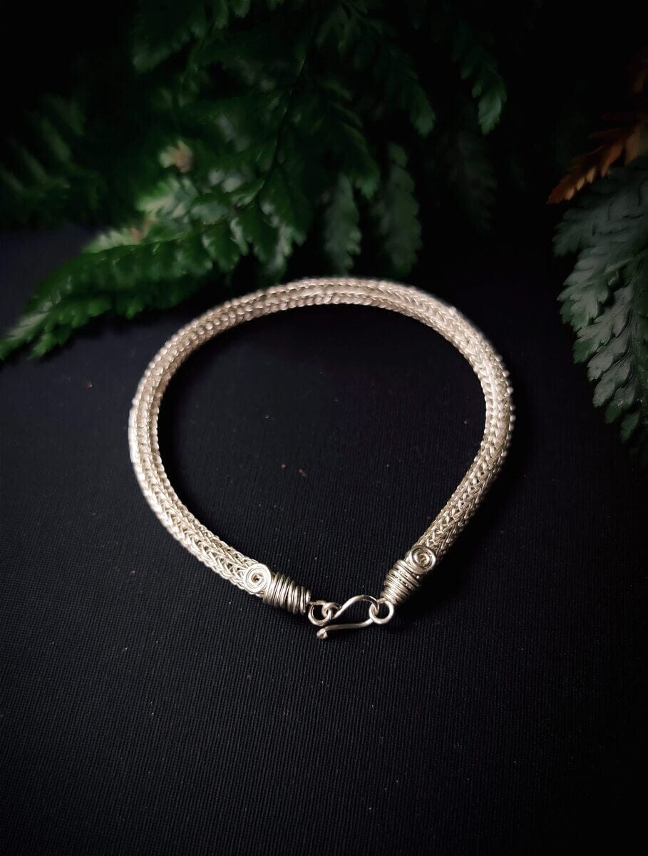 Silber Viking knit Armreif