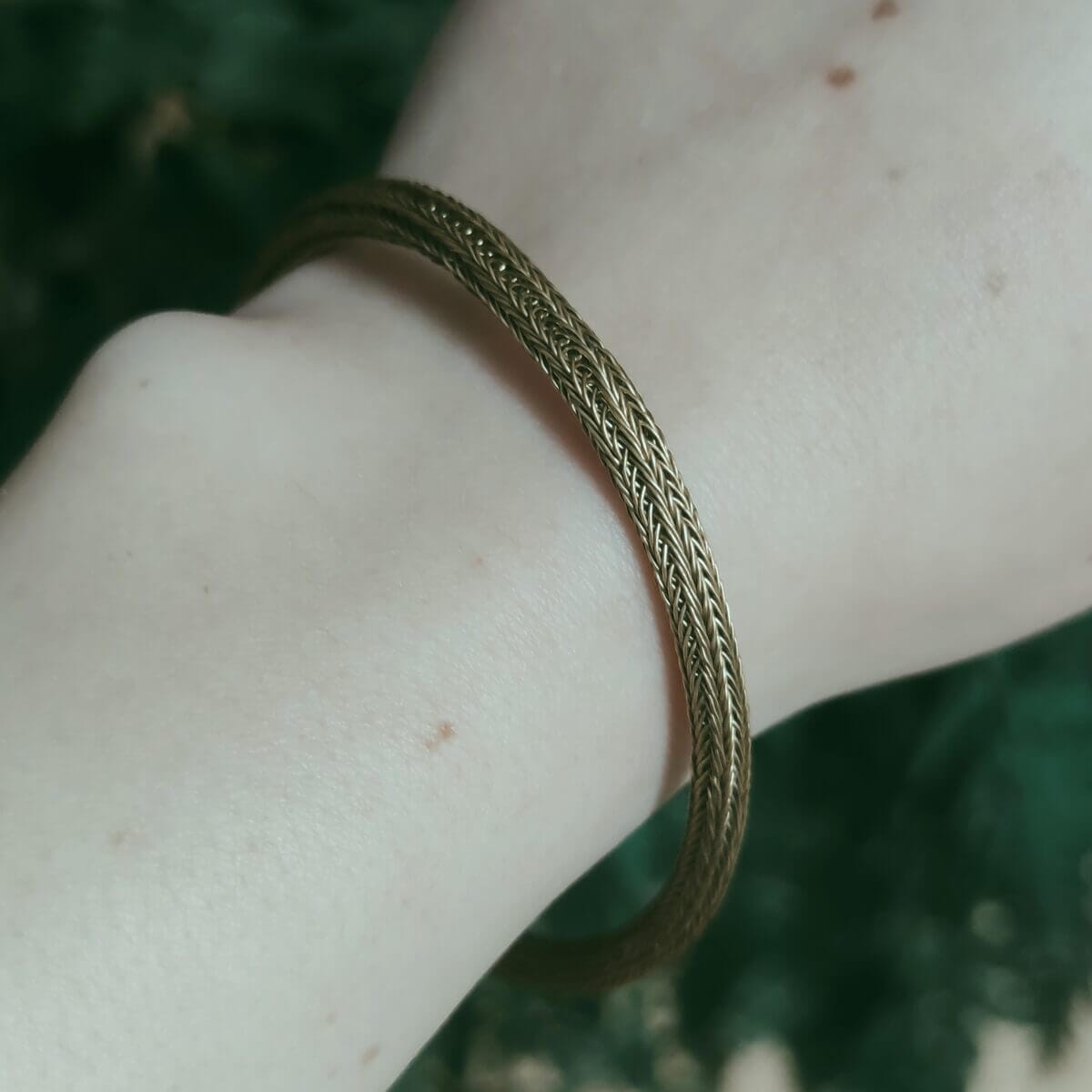 Viking knit Messing Armreif โ Bild 2