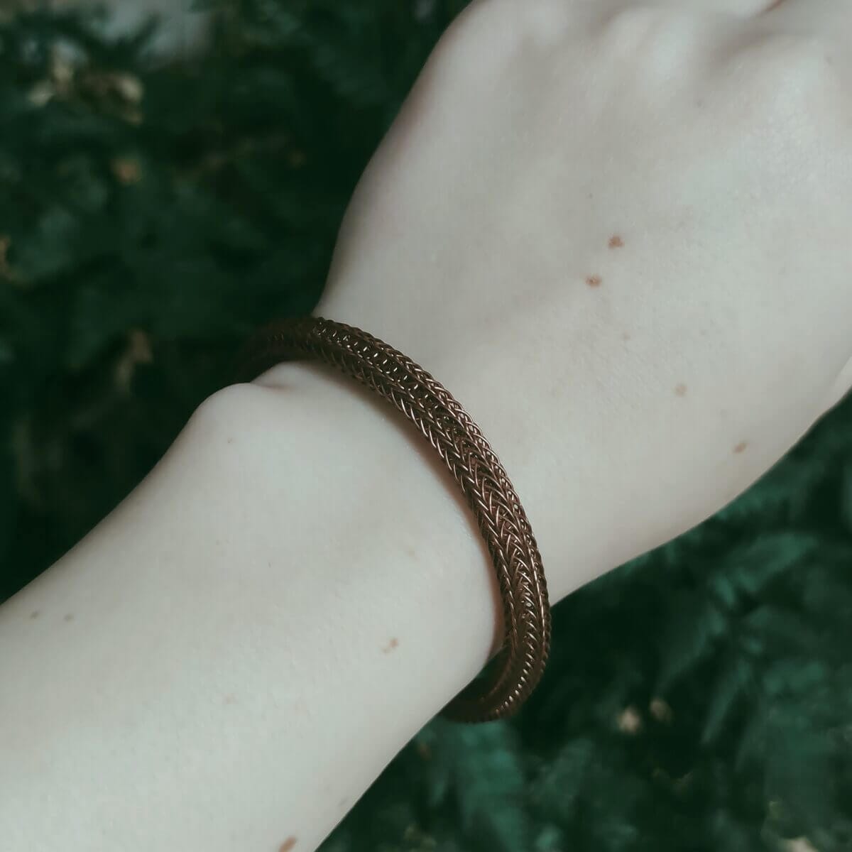 Viking knit Kupfer Armreif โ Bild 2