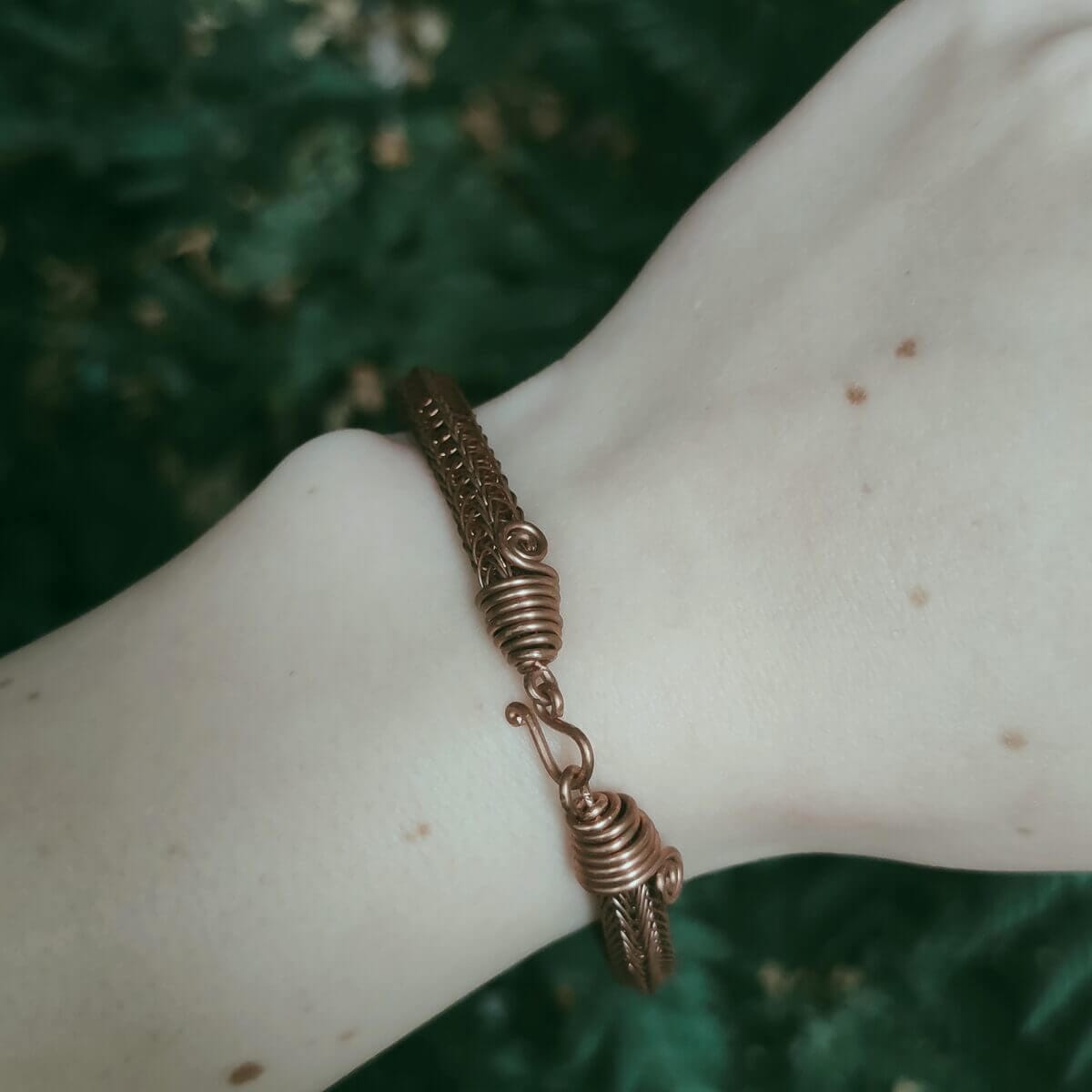 Viking knit Kupfer Armreif โ Bild 3