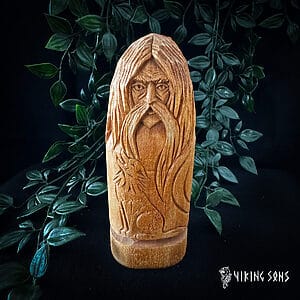 Handgeschnitzte Götterfigur - Tyr