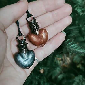 Zaubertrankfläschchen Halskette Herz