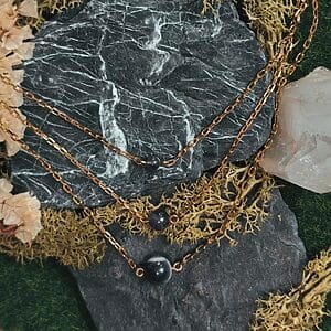 Layering Halskette mit Amethyst