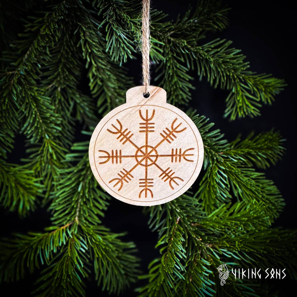Wikinger Weihnachtsschmuck - Aegisjhalmur