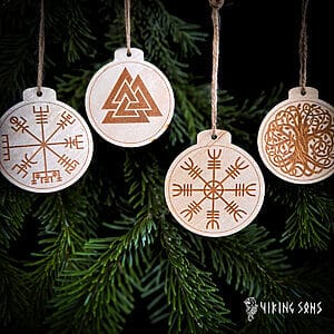 Wikinger Weihnachtsschmuck - Set