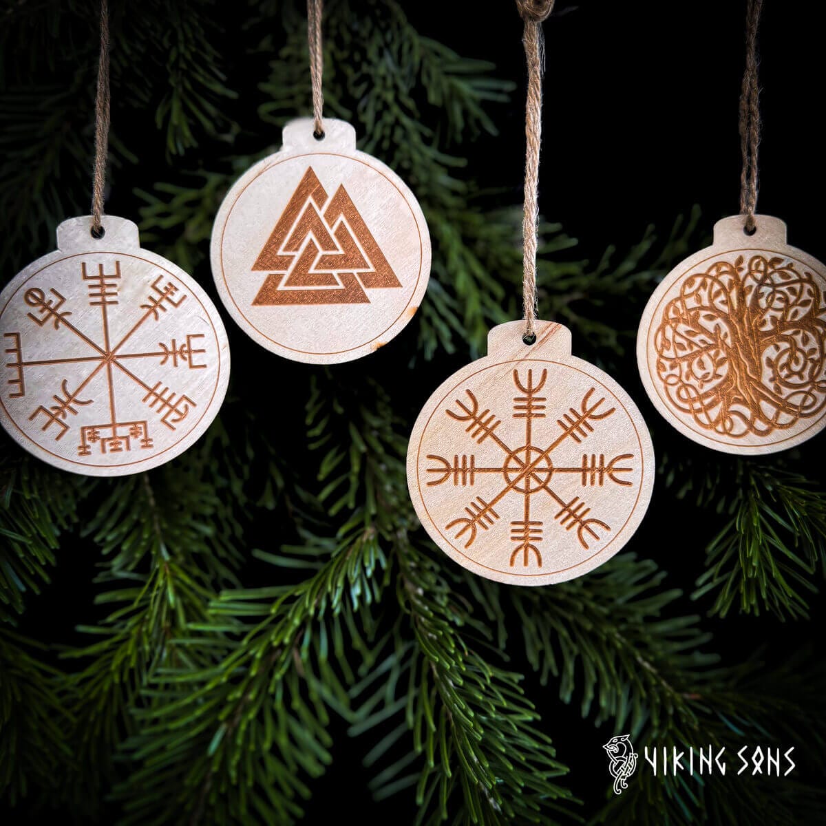 Wikinger Weihnachtsschmuck - Set